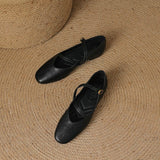 Bondi Leather Closed-Toe Flat