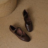 Bondi Leather Closed-Toe Flat