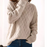Cambria Cable Turtleneck Sweater