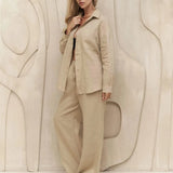 Aria 100% Cotton-Linen Set