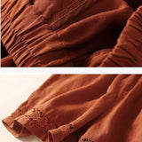Lenora Embroidered Linen Shorts