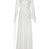 Women’s Draped Two-Piece Skirt Set