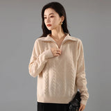 Anouk Quarter-Zip Sweater