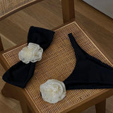 Riviera Floral Bandeau Bikini — Swimwear