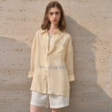 The Sheer Ramie Oversized Shirt