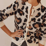 Chloe Leopard Striped Top