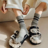Mathilde Cable-Knit Sock Set