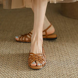 Woven Leather Sandal
