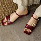 Venice Italian Leather Wide-Fit Heel