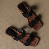 Aurelia Croc-Embossed Leather Mules