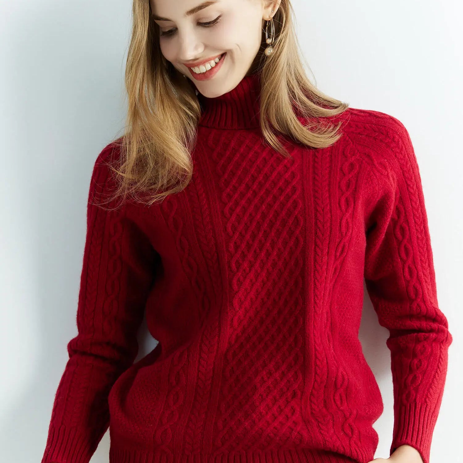 Nordic Cable-Knit Classic Sweater