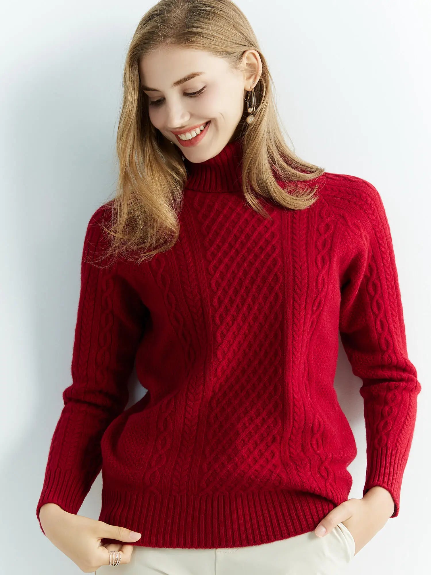 Nordic Cable-Knit Classic Sweater