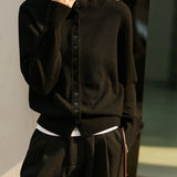 Vercelli Cashmere Button Sweater