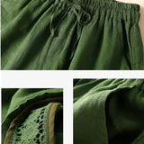 Lenora Embroidered Linen Shorts