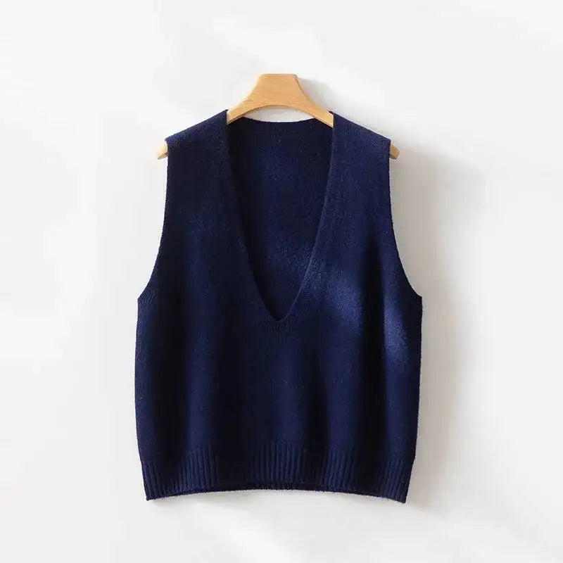 Rowan Deep-V Wool Vest