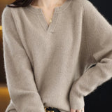 Brushed Mink Wool Pullover