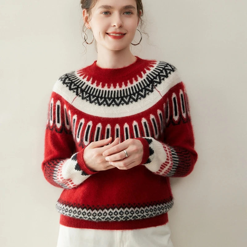 Isla Fair Isle Cashmere Sweater