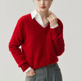 Ondine V-Neck Cashmere Pullover