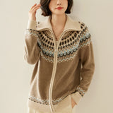 Strathan Cashmere Zip-Up