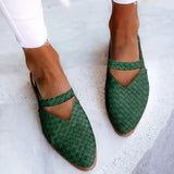 Italian Woven Leather Flats