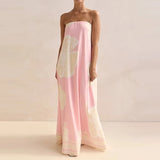 Rosalind Pleated Strapless Dress