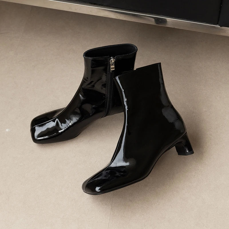 Sutton Calf Hair Ankle Boots