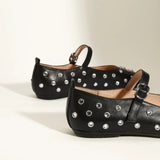 Evelyn Studded Mary Janes