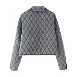 Maud Quilted Denim Jacket