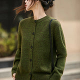 Chunky-Knit Alpaca-Blend cardigan