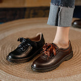 Madison 100% Leather Oxford Shoes