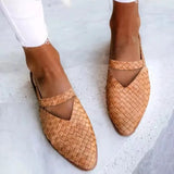 Italian Woven Leather Flats
