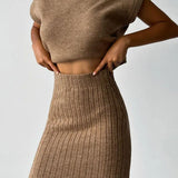 Maratea Coastal Rib Sleeveless Set