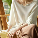 Madison Draped Knit Sweater Top