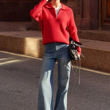 Marceau Ribbed Half-Zip Sweater