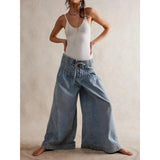 Aria Women's Pull-On Chambray Jeans