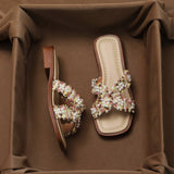 Cala Peep-Toe Slipper