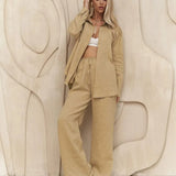 Aria 100% Cotton-Linen Set