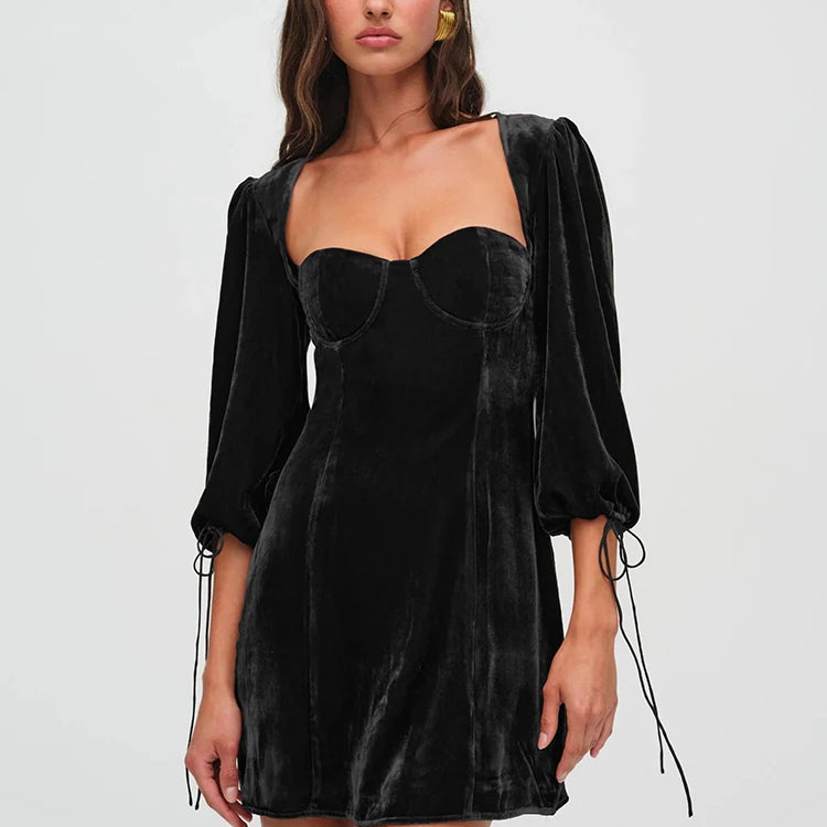 Pisa Festa Velvet Dress