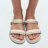 Maribel Twin Strap Flats