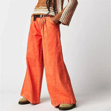 Rovina Pleated Wide-Leg Jeans