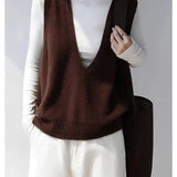 Rowan Deep-V Wool Vest