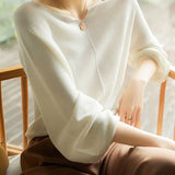 Madison Draped Knit Sweater Top