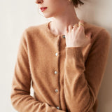 Ashford Cashmere Crew Cardigan