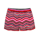 Solari Cotton Knit Stripe Shorts