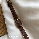 Delmere Leather Strap Watch