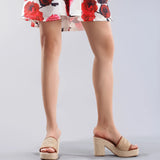 Célie Natural Woven Heels
