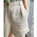 The Tailored Linen Short