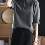 Madison Polo Wool Sweater