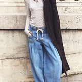 Marlowe Drawstring Denim Pants