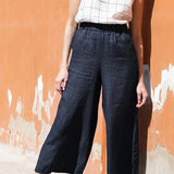 The Easy Wide Leg Linen Pant